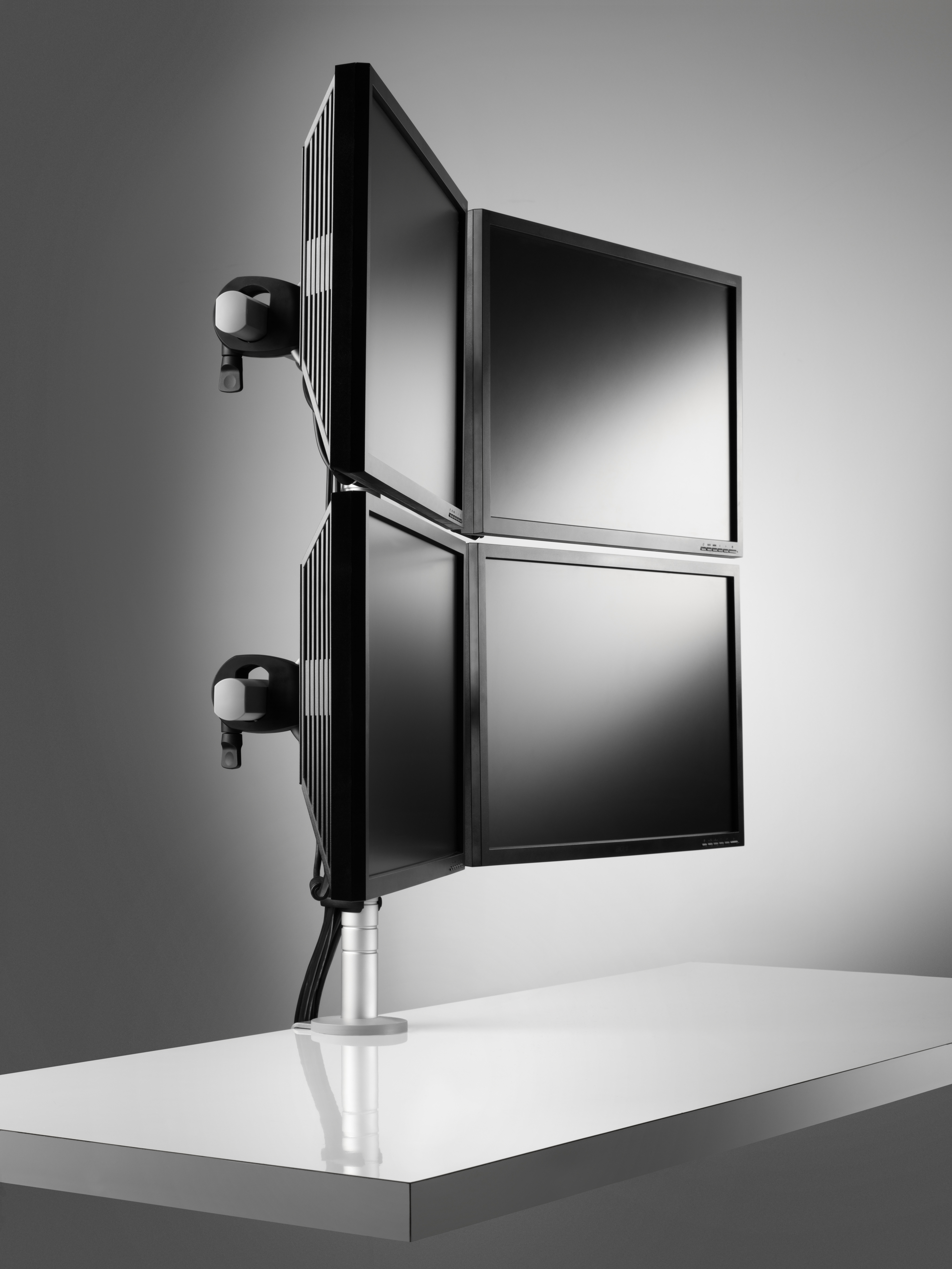 办公辅件|显示器支架|办公火狐官方网站|火狐HUOHU（中国）火狐官方网站|Wishbone 台面显示屏（立柱）支架